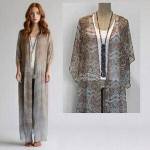 Band of Gypsies Sheer Oversized Duster